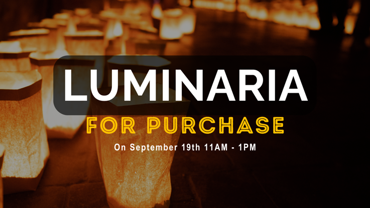 Relay for Life Luminaria sale