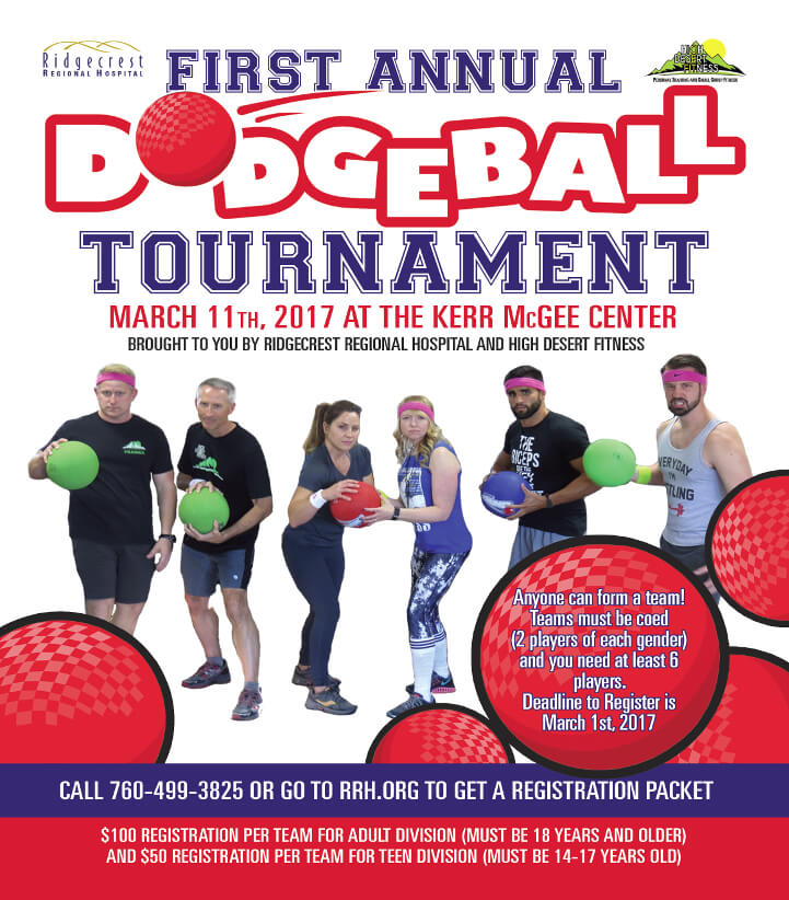 flyer for annual dodgeball tournament