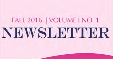 screenshot of the newsletter heading