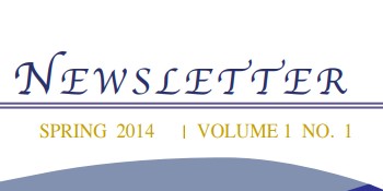 screenshot of the newsletter heading