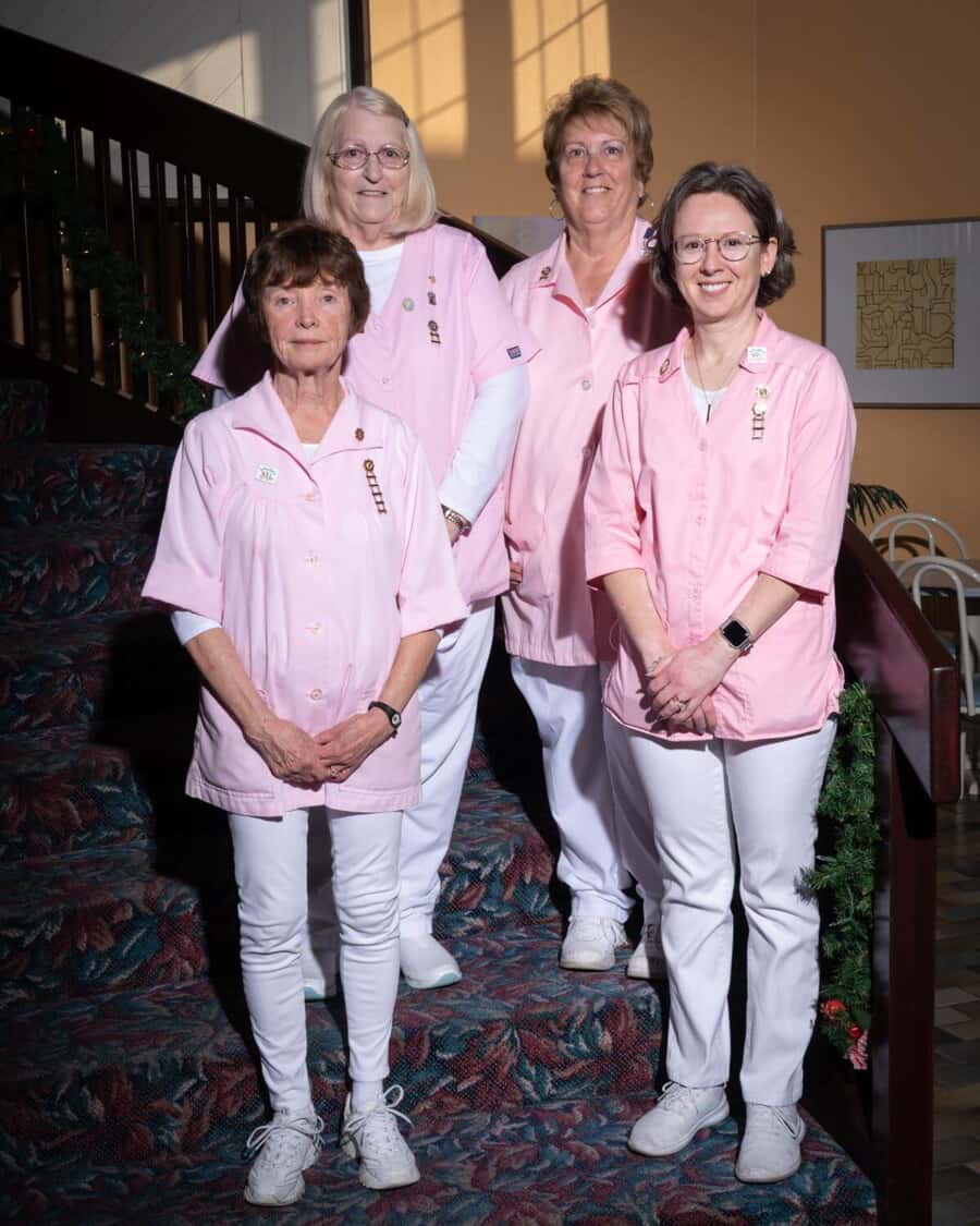 Ladies in pink