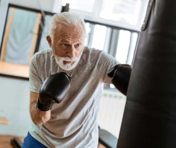 Man doing boxing